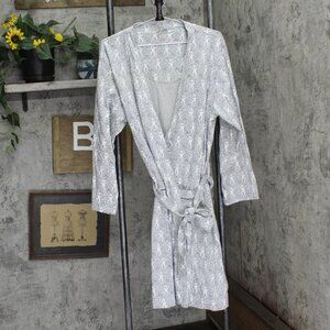 Roller Rabbit Womens Axel Monkey Print Robe 21HM-005 Gray OS